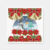 Serviette En Papier Papier de Noël (Devant)