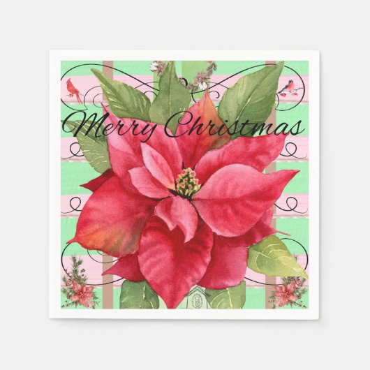 Serviette En Papier Papier de Noël (Devant)