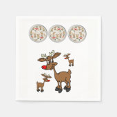 Serviette En Papier Papier de Noël (Devant)