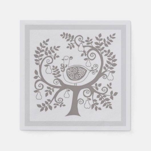 Serviette En Papier Papier de Noël (Devant)