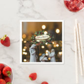 Serviette En Papier Papier de Noël (En situation)