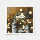 Serviette En Papier Papier de Noël (Devant)