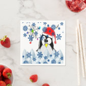 Serviette En Papier Papier de Noël (En situation)
