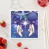 Serviette En Papier Papier de Noël, Ange de Noël (En situation)