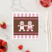 Serviette En Papier Papier de Noël Cookies (En situation)