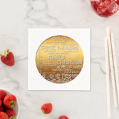 Serviette En Papier Papier de Noël international Navidad Noel Napkin (En situation)