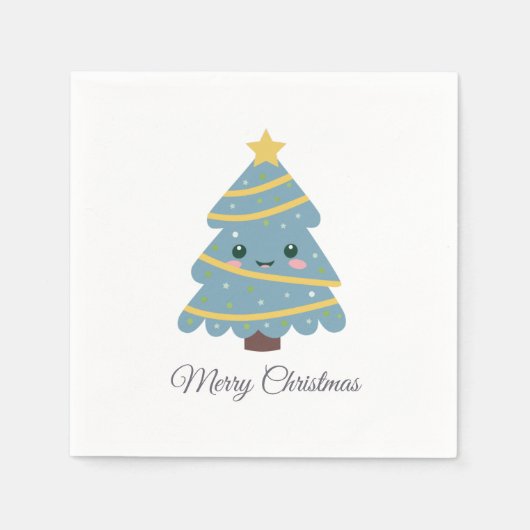 Serviette En Papier Papier de Noël joli Napkin (Devant)