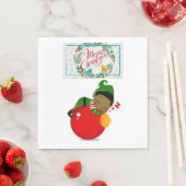 Serviette En Papier Papier de Noël, Joyeux Noël, Africain (En situation)
