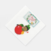 Serviette En Papier Papier de Noël, Joyeux Noël, Africain (Coin)