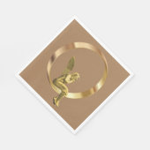 Serviette En Papier Papier de Noël, Joyeux Noël, Ange (Coin)