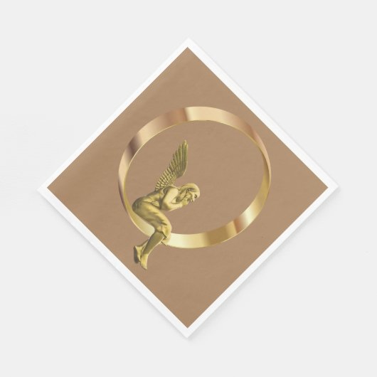 Serviette En Papier Papier de Noël, Joyeux Noël, Ange (Coin)