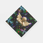 Serviette En Papier Papier de Noël, Joyeux Noël, Ange (Coin)