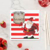 Serviette En Papier Papier de Noël, Joyeux Noël, Père Noël (En situation)