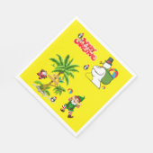 Serviette En Papier Papier de Noël Napkins, Chaussure de plage d'été P (Coin)