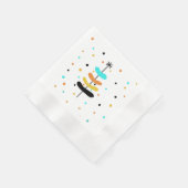 Serviette En Papier Papier de Noël rétro (Coin)