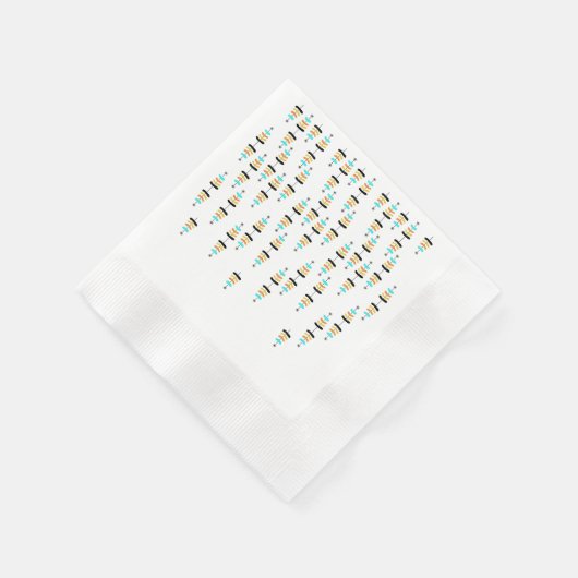 Serviette En Papier Papier de Noël rétro (Coin)