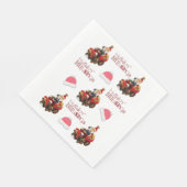 Serviette En Papier Papier de Noël serviettes, Bénédictions de vacance (Coin)