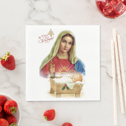 Serviette En Papier Papier de Noël serviettes, Jésus Christ (En situation)