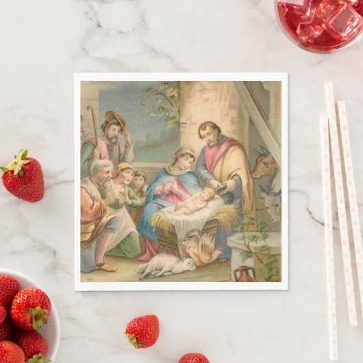 Serviette En Papier Papier de Noël serviettes, Jésus Christ (En situation)