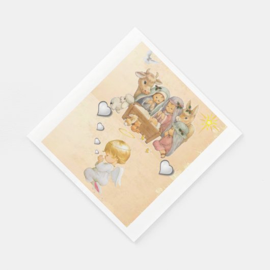 Serviette En Papier Papier de Noël serviettes, Jésus Christ (Coin)