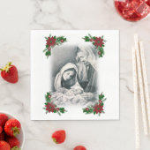 Serviette En Papier Papier de Noël serviettes, Jésus Christ (En situation)