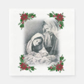 Serviette En Papier Papier de Noël serviettes, Jésus Christ (Devant)