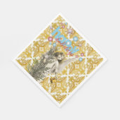 Serviette En Papier Papier de Noël serviettes, Joyeux Noël Angel (Coin)