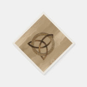 Serviette En Papier Papier de noeud Celtique Triquetra Trinity (Coin)