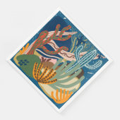 Serviette En Papier Papier de nuit du désert Napkin (Coin)