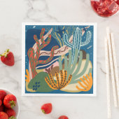 Serviette En Papier Papier de nuit du désert Napkin (En situation)