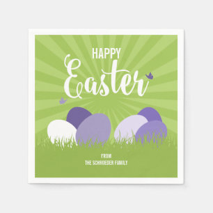 Serviette En Papier Papier de Pâques Ultra Violet Et Vert