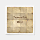 Serviette En Papier Papier de parchemin (Devant)