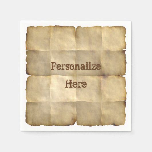 Serviette En Papier Papier de parchemin (Devant)