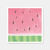 Serviette En Papier Papier de pastèque Napkin Melon Fruit d'anniversai (Devant)