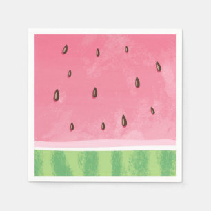 Serviette En Papier Papier de pastèque Napkin Melon Fruit d'anniversai