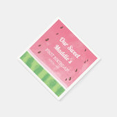 Serviette En Papier Papier de pastèque Napkin Melon Fruit d'anniversai (Coin)