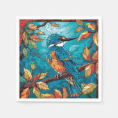 Serviette En Papier Papier de pêche d'automne (Devant)