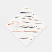 Serviette En Papier Papier de peinture en cuir flamboyant serviettes (Coin)