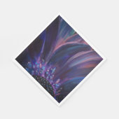 Serviette En Papier Papier de peinture Feuille à fleurs violettes Napk (Coin)