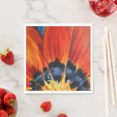 Serviette En Papier Papier de peinture Feuille orange (En situation)