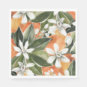 Serviette En Papier Papier de petite couture serviettes Citrus serviet