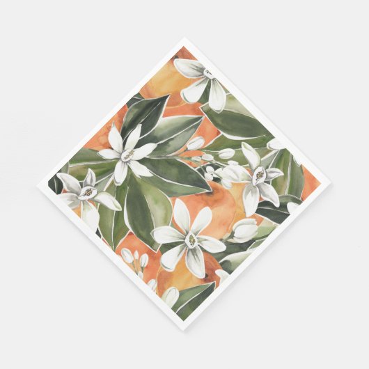 Serviette En Papier Papier de petite couture serviettes Citrus serviet (Coin)