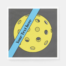 Papier de Pickleball personnalisable serviettes