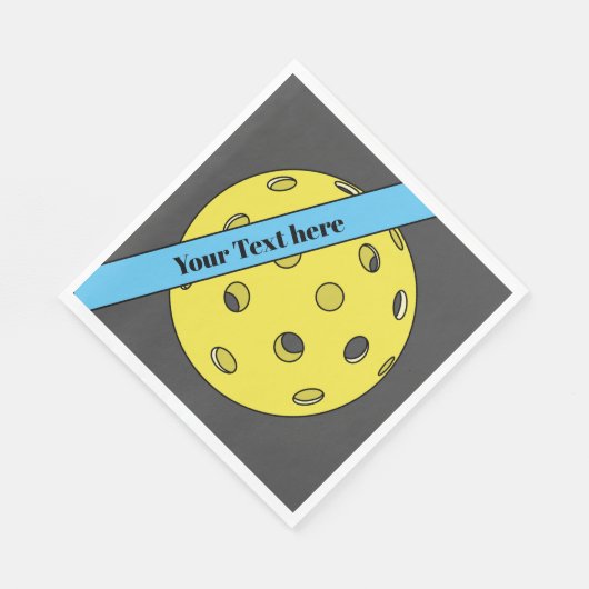 Serviette En Papier Papier de Pickleball personnalisable serviettes (Coin)