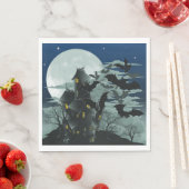 Serviette En Papier Papier de Pleine lune Hauné de la maison (En situation)