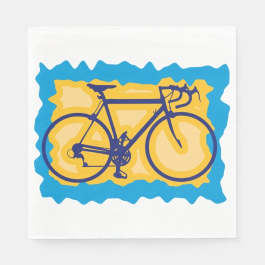 Serviette En Papier Papier de poche à vélo (Devant)