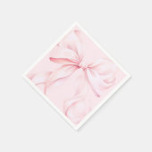 Serviette En Papier Papier de poche rose Coquette (Coin)