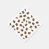 Serviette En Papier Papier de pudding de Noël Napkin (Coin)