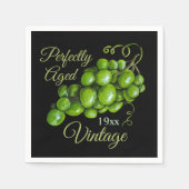 Serviette En Papier Papier de raisin (Devant)