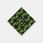 Serviette En Papier Papier de raisins verts (Coin)